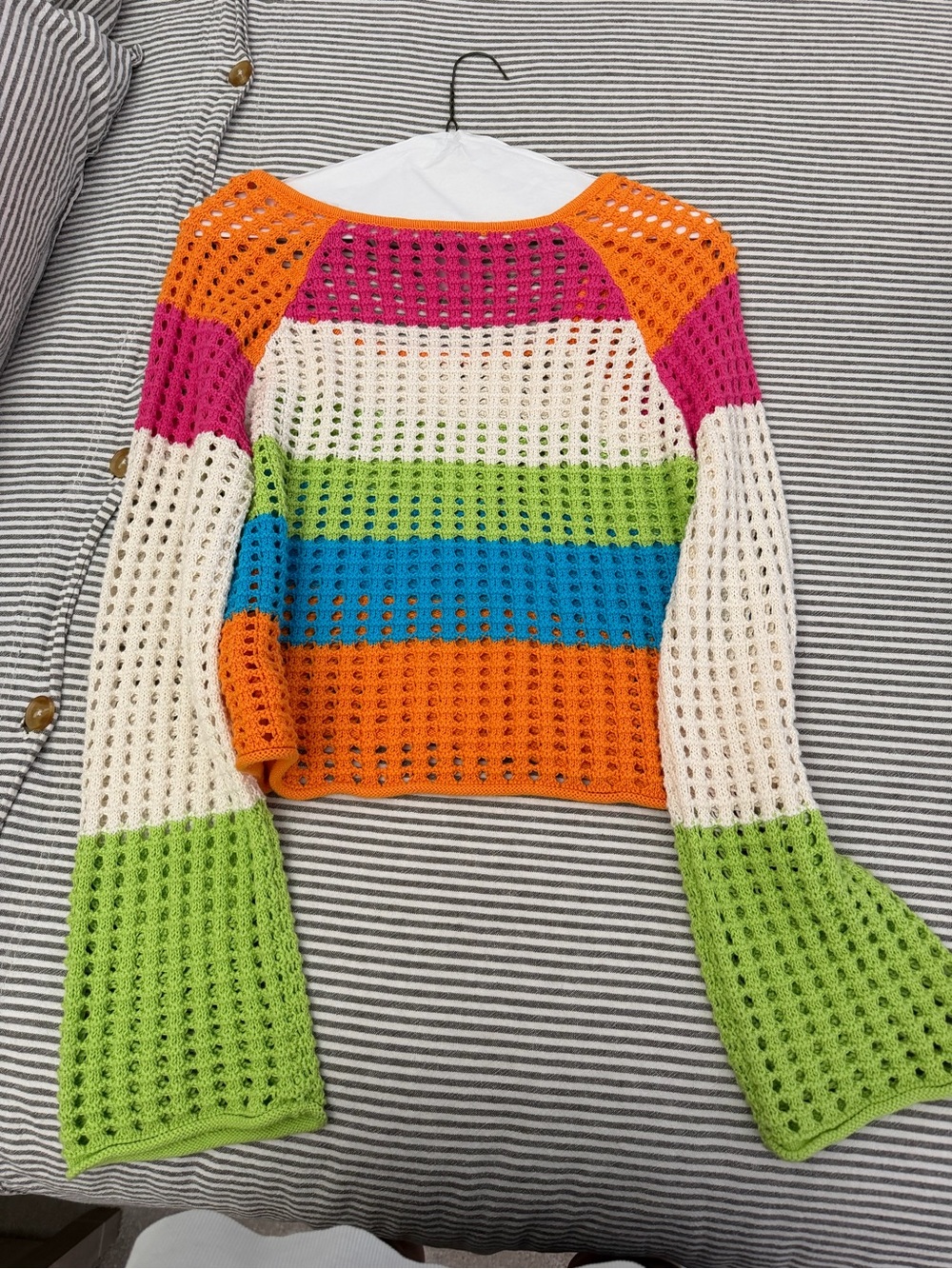 Colorful Cover-up Top - Picture 2 of 2